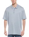 Peter Millar Barnes Knit Polo Shirt In Blue