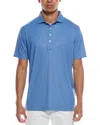Peter Millar Bickett Performance Jersey Polo Shirt In Blue