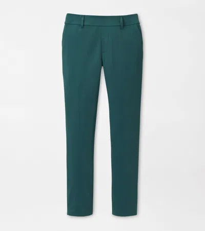 Peter Millar Bingham High Stretch Bonded Ankle Trouser In Green