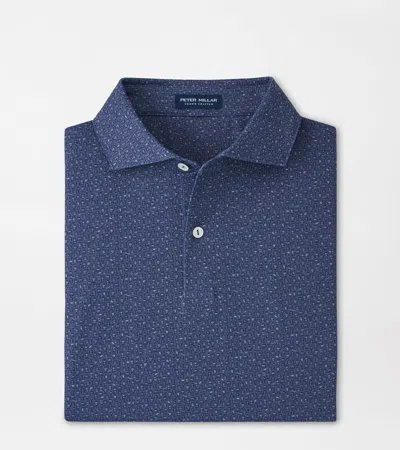 Peter Millar Bittersweet Performance Jersey Polo In Blue