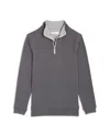 Peter Millar Boys' Perth Youth Quarter Zip Sweater - Little Kid, Big Kid In Brown