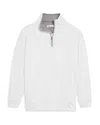 Peter Millar Boys' Perth Youth Quarter Zip Sweater - Little Kid, Big Kid In White