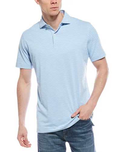 Peter Millar Ballad Performance Jersey Polo In Blue Spruce