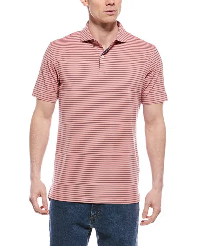 Peter Millar Bridge Performance Jersey Polo Shirt In Pink