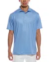 Peter Millar Bristol Floral Performance Jersey Polo Shirt In Blue