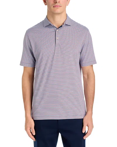 Peter Millar Brooks Performance Jersey Polo In Blue