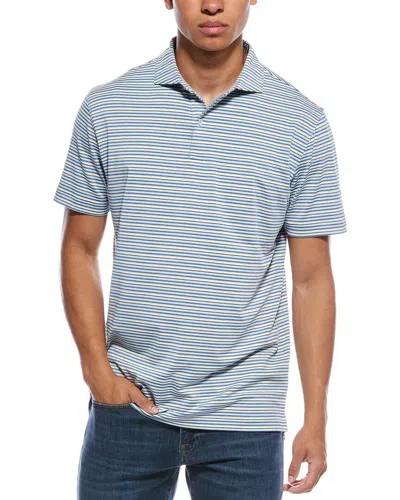 Peter Millar Cadence Performance Jersey Polo Shirt In Blue