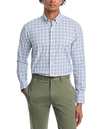 Peter Millar Calgary Crown Lite Check Regular Fit Shirt In Navy