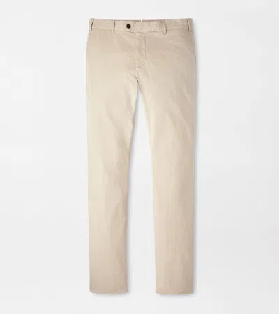 Peter Millar Carlyle Flat Front Chino Trouser In Brown