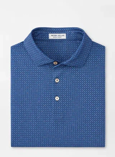 Peter Millar Castellina Performance Jersey Polo In Navy