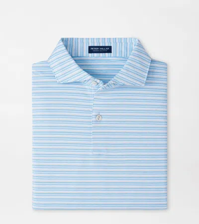 Peter Millar Chase Performance Jersey Polo In Blue