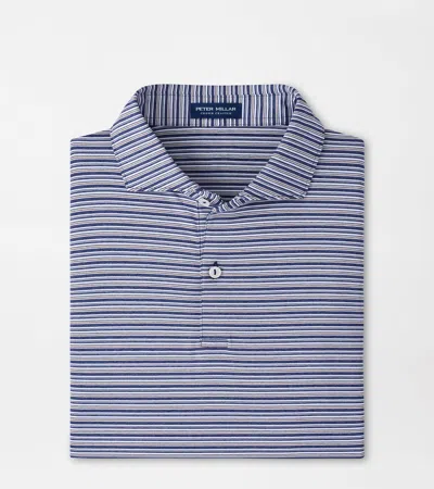 Peter Millar Chase Performance Jersey Polo In Blue