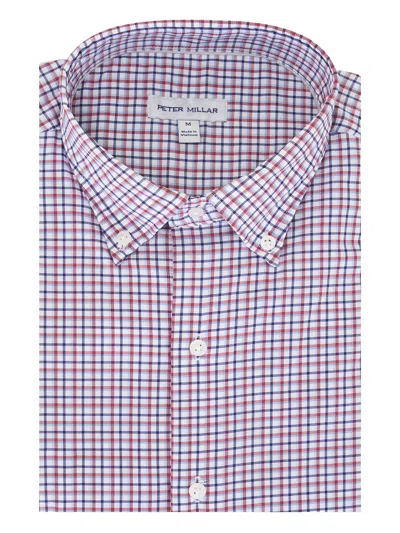 Peter Millar Checked Shirt In Multi