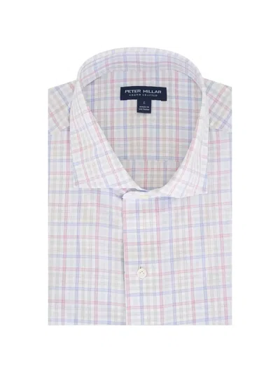 Peter Millar Checked Woven Shirt In Multi