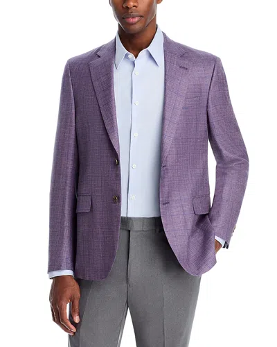 Peter Millar Classic Fit Windowpane Sport Coat In Purple