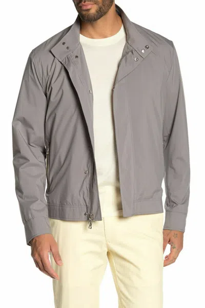 Pre-owned Peter Millar Collection Men's L All Weather Flex Full Zip Jacket Gray $698