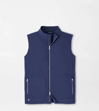 Peter Millar Contour Gilet In Blue