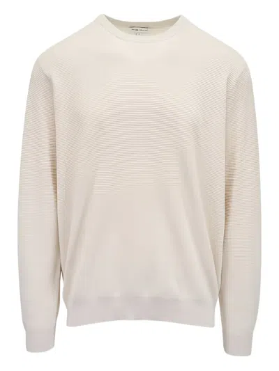 Peter Millar Coolspun Crew Neck Sweater In Neutral