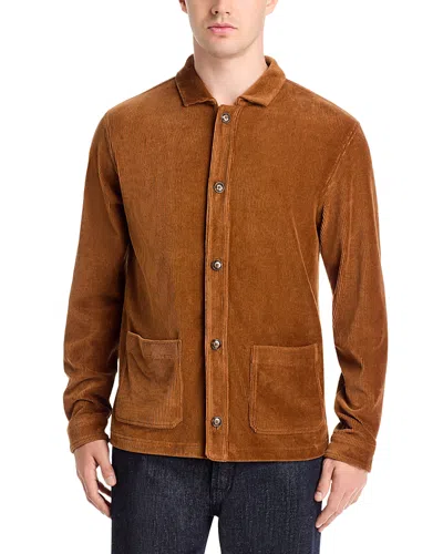Peter Millar Corduroy Knit Chore Jacket In Multi