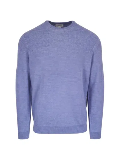 Peter Millar Crew-neck Sweater In Blue