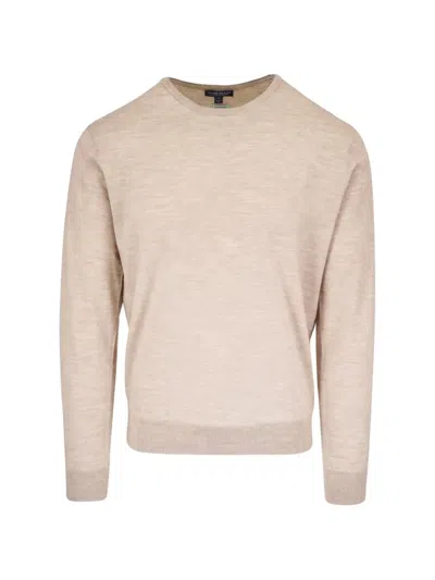 Peter Millar Crew-neck Sweater In Neutral