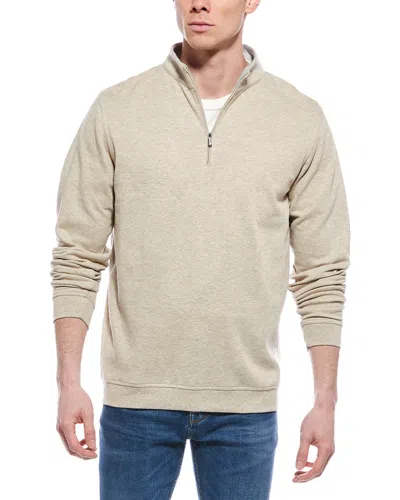 Peter Millar Crown Comfort 1/4-zip Pullover In Green
