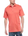 Peter Millar Crown Comfort Polo Shirt In Red