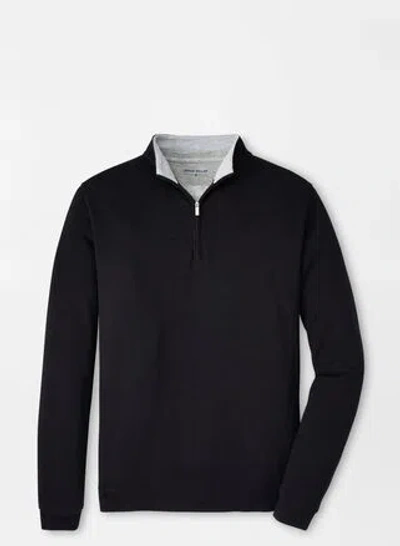 Peter Millar Crown Comfort Pullover In Black
