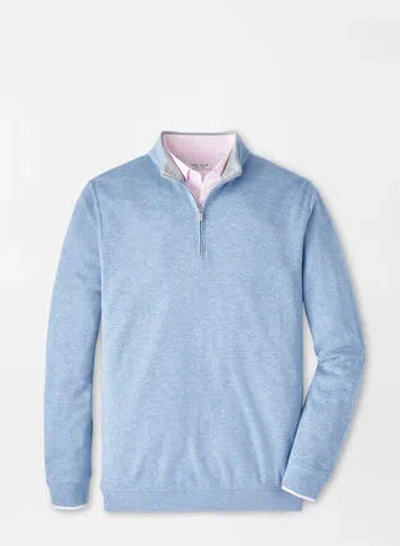 Peter Millar Crown Comfort Pullover In Cottage Blue