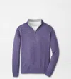 Peter Millar Crown Comfort Pullover In Purple