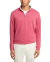 Peter Millar Crown Comfort Stripe Pullover Sweater In Pink