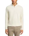 Peter Millar Crown Comfort Stripe Pullover Sweater In White