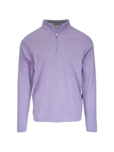 Peter Millar Crown Comfort Sweater In Purple