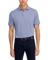 Peter Millar Crown Crafted Bridge Performance Jersey Polo In Blue