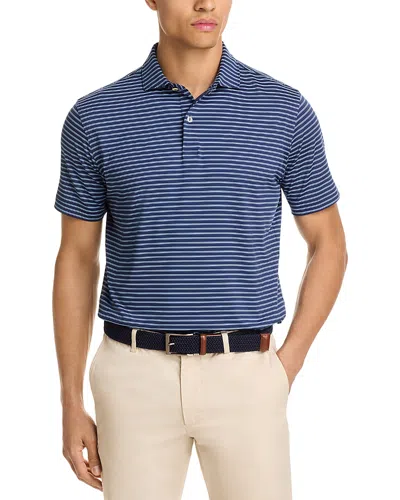 Peter Millar Crown Crafted Bridge Performance Jersey Polo Shirt In Blue