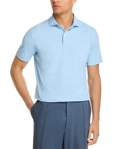 Peter Millar Crown Crafted Bridge Performance Jersey Polo Shirt In Blue