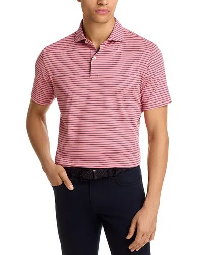 Peter Millar Crown Crafted Bridge Performance Jersey Polo Shirt In Pink