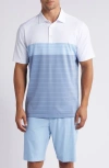 PETER MILLAR CROWN CRAFTED FREMONT STRIPE PERFORMANCE POLO