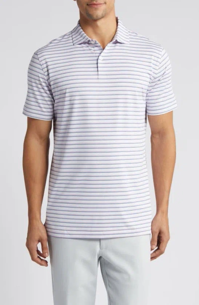 Peter Millar Crown Crafted Octave Jersey Performance Polo In Misty Rose
