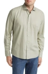 Peter Millar Crown Crafted Sojourn Garment Dye Button-up Shirt In Herb