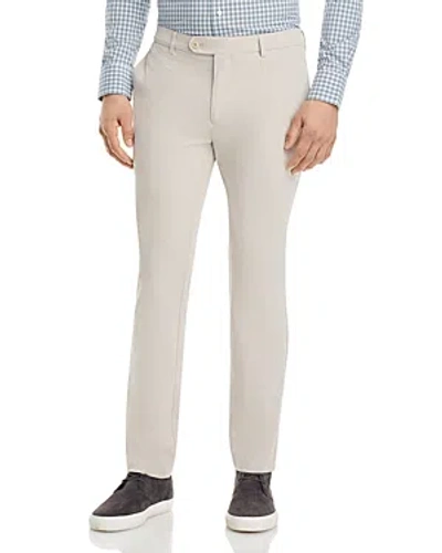 Peter Millar Crown Crafted Surge Performance Tailored Fit Trousers In Oatmeal