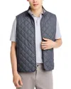 Peter Millar Crown Essex Quilted Vest In Iron
