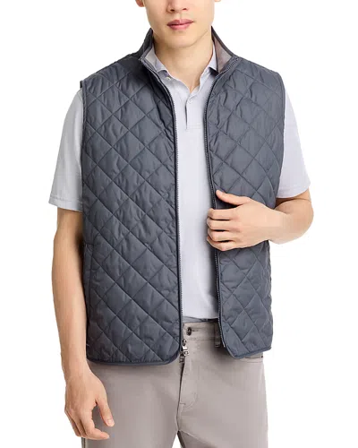Peter Millar Crown Essex Quilted Vest In Iron