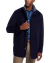 Peter Millar Crown Flex City Coat In Blue