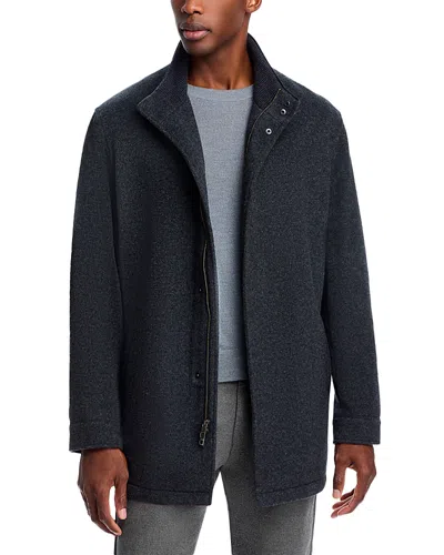 Peter Millar Crown Flex City Coat In Gray