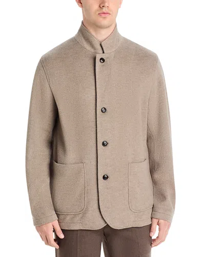 Peter Millar Crown Flex Merino Wool Blazer In Brown