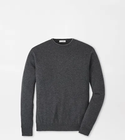 Peter Millar Crown Heritage Cashmere Crewneck Jumper In Gray
