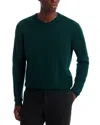 Peter Millar Crown Heritage Cashmere V-neck Sweater In Green