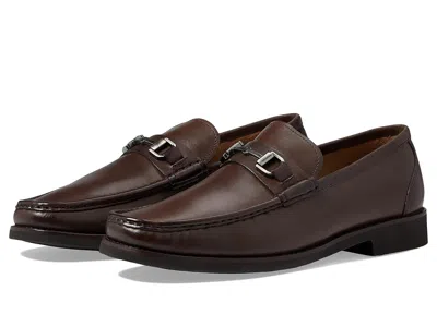 Peter Millar Crown Leather Bit Loafers In Brown