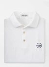 Peter Millar Crown Seal Solid Performance Jersey Polo In White